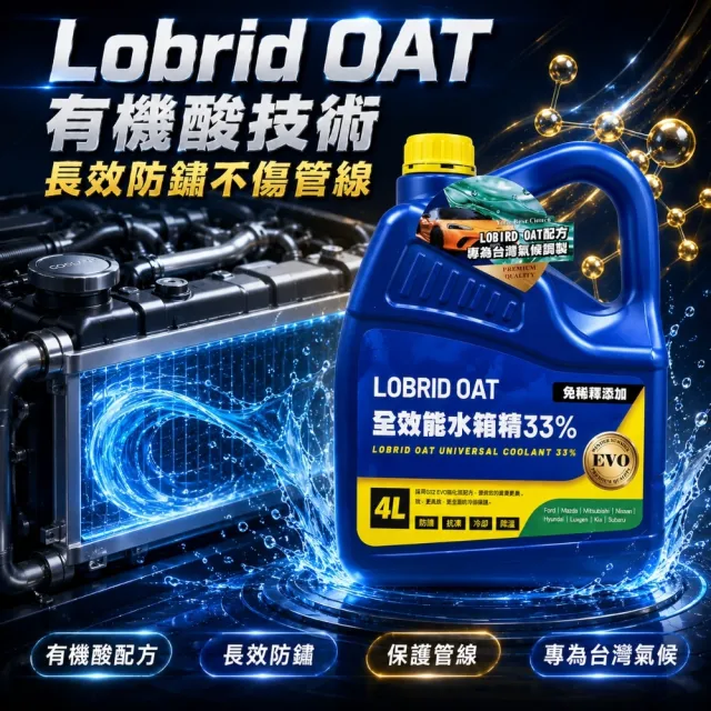 【GOODYEAR 固特異】全效能水箱精33% 4L  冷卻液｜防凍液｜固特異水箱精｜免稀釋水箱精｜4L水箱精
