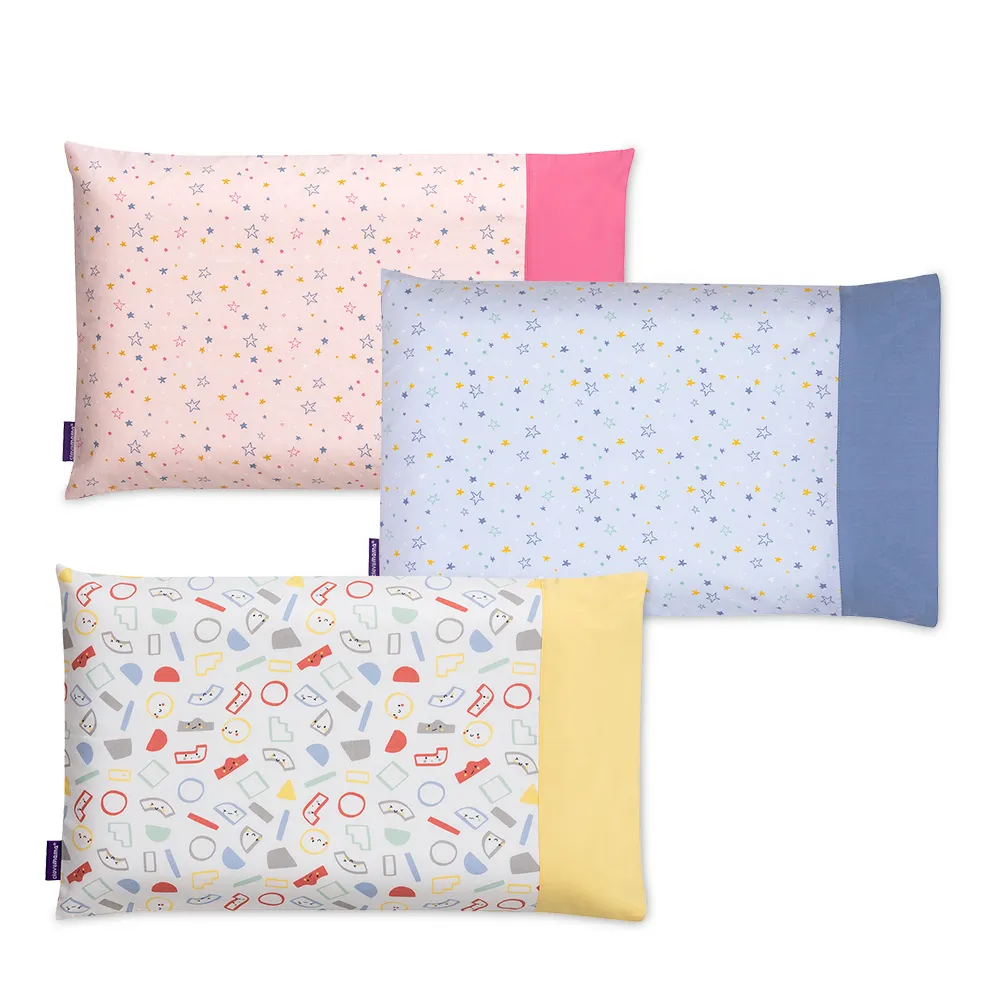 【ClevaMama】防扁頭幼童枕-專用枕套1入 35x55cm(枕頭套 嬰兒枕頭套 幼童枕枕頭套)