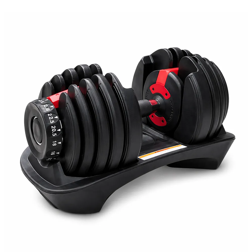 【NTONE】24KG可調式啞鈴 52lb(15檔旋轉調節)