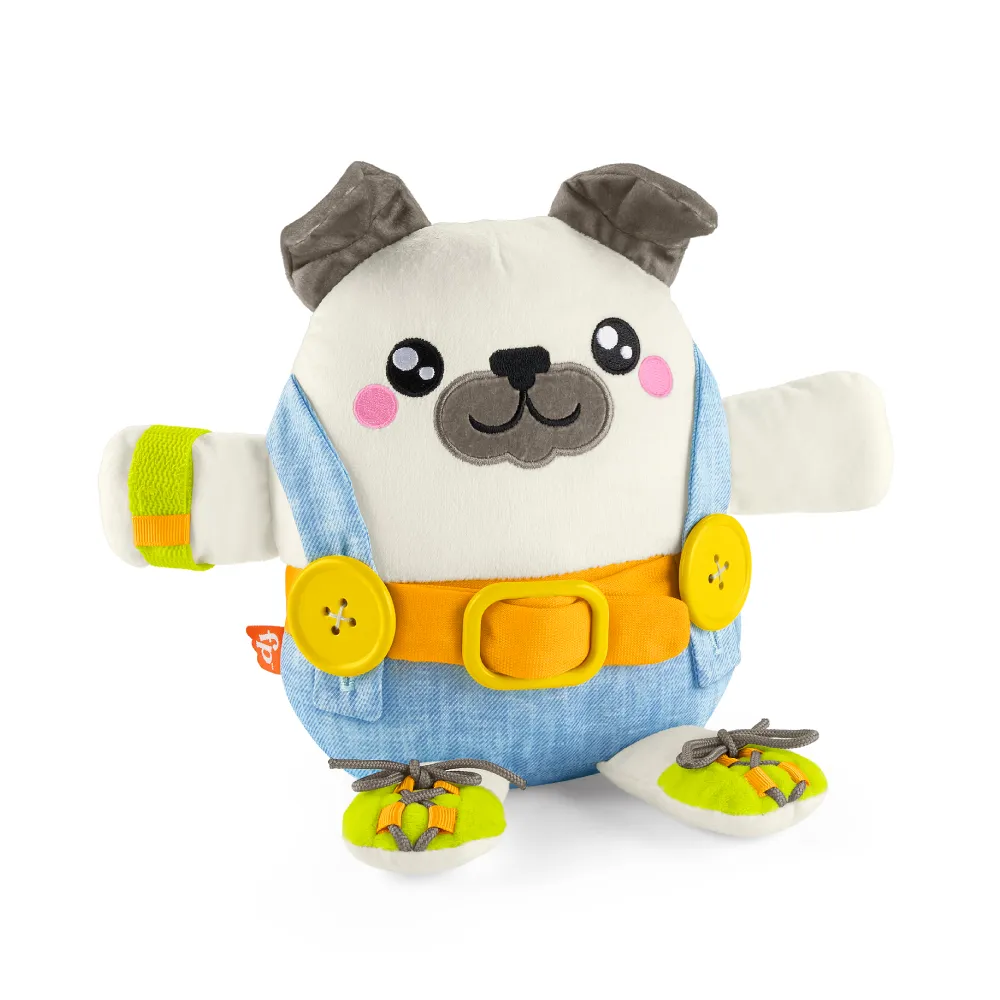【Fisher price 費雪】狗狗著裝樂(寶寶安撫/嬰兒玩具/彌月禮/新生兒)