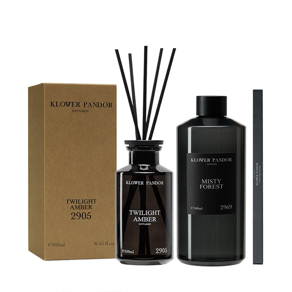 【KLOWER PANDOR】KP記憶香氛 沉浸式空間擴香250ml+補充瓶500ml(多款任選)
