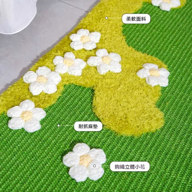 【MOOG 沐格】劍麻貓抓板 貓抓地墊 耐抓耐磨沙發保護墊 床邊貓咪磨爪墊
