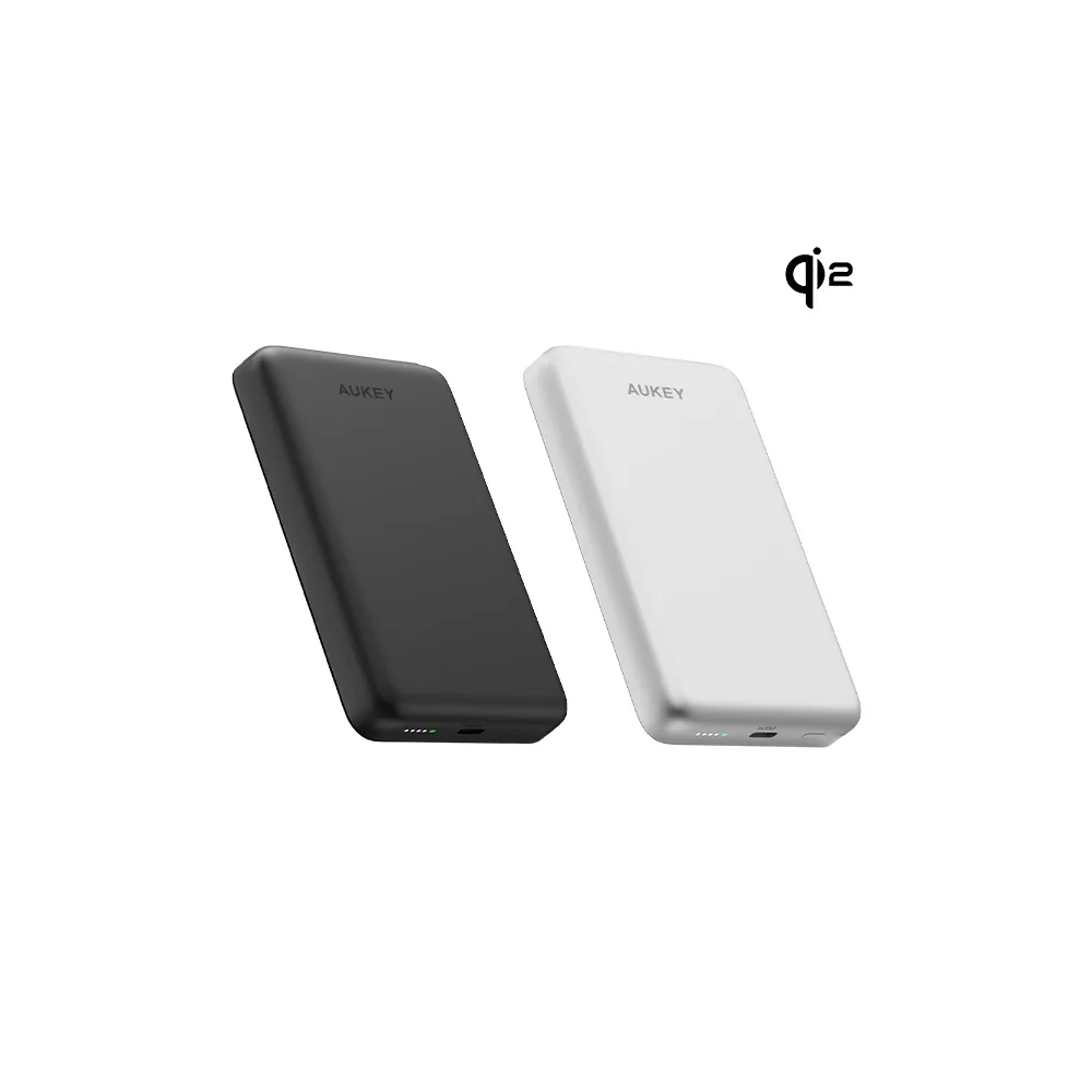 【AUKEY】PB-MS08 Magfusion M10000  10000mAh Qi2 磁吸超薄行動電源(商務快充 穩定如影隨形)