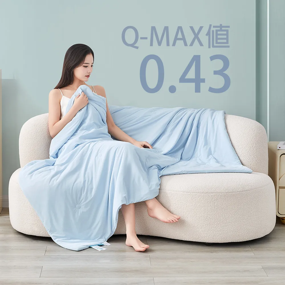 【MIT iLook】團購6件組 冰霧極凍涼感冰冰被(Q-MAX值0.43/多款任選/涼夏/針織/冰涼被/涼被/涼感被/冰絲被)