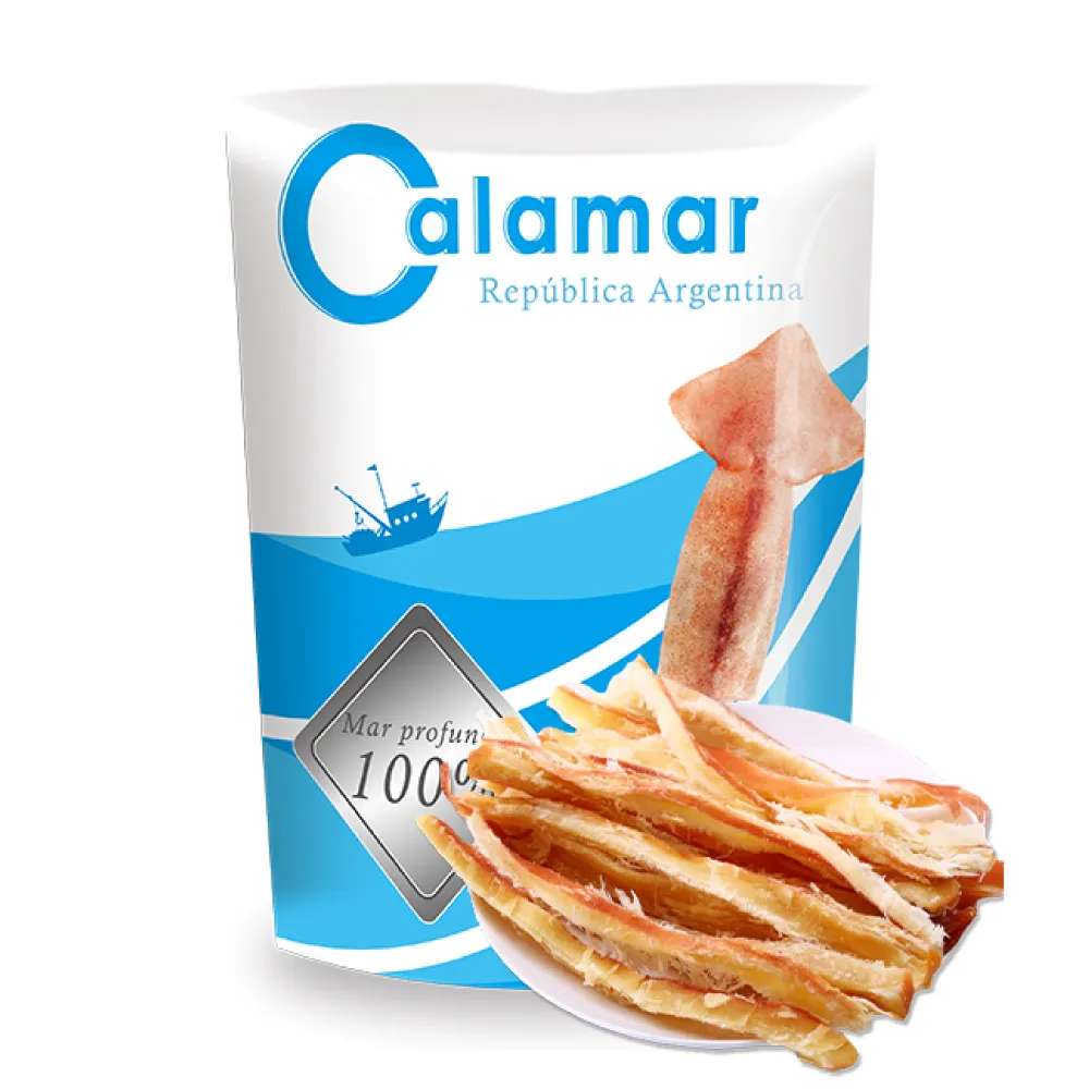 【Calamar】阿根廷100%手撕深海魷魚條/魷魚條/零食(100gx10包)