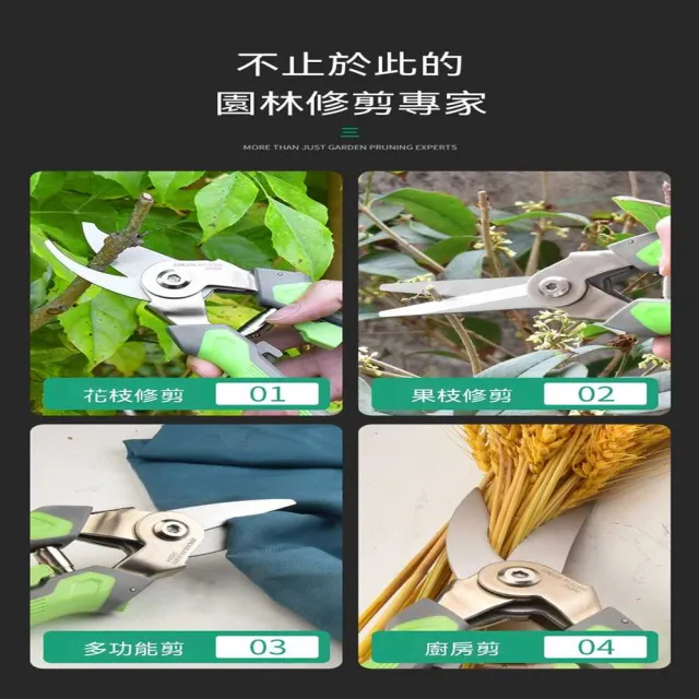 【AnDa 安達】園林剪可換頭4合1樹枝剪刀多功能果樹專用剪子園藝剪工具大全