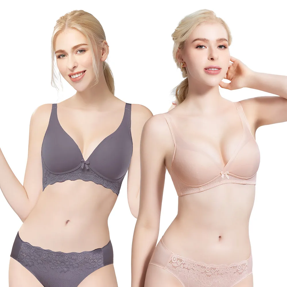 【Swear 思薇爾】買一送一2件組Love myself系列無鋼圈模杯美型蕾絲包覆無痕女內衣(2款任選)