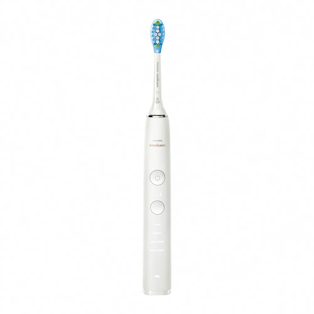 【Philips 飛利浦】HX9912/07 煥白閃耀智能鑽石音波電動牙刷-白鑽 (官方直營)