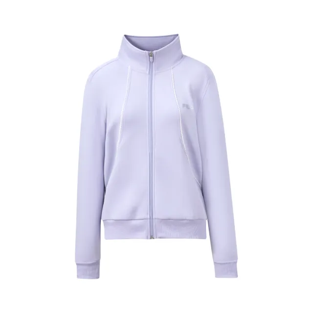 【FILA】女針織外套-紫色 5JKA-5322-PL