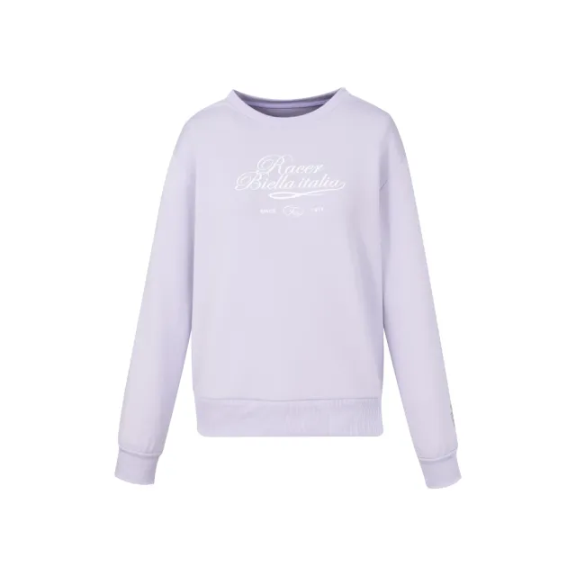 【FILA】女長袖圓領T恤-紫色 5TEA-5321-PL