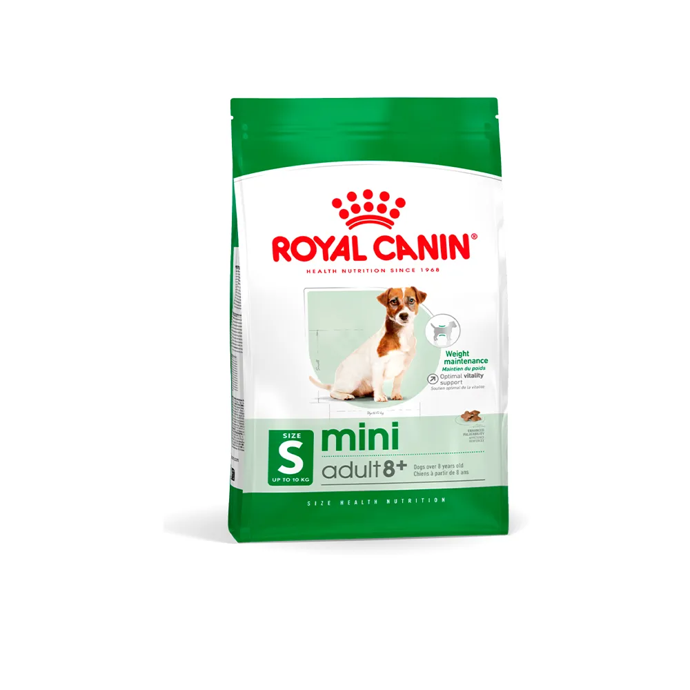 【ROYAL 法國皇家】小型熟齡犬專用飼料　MNA+8 8kg(小顆粒 狗乾糧 狗飼料)