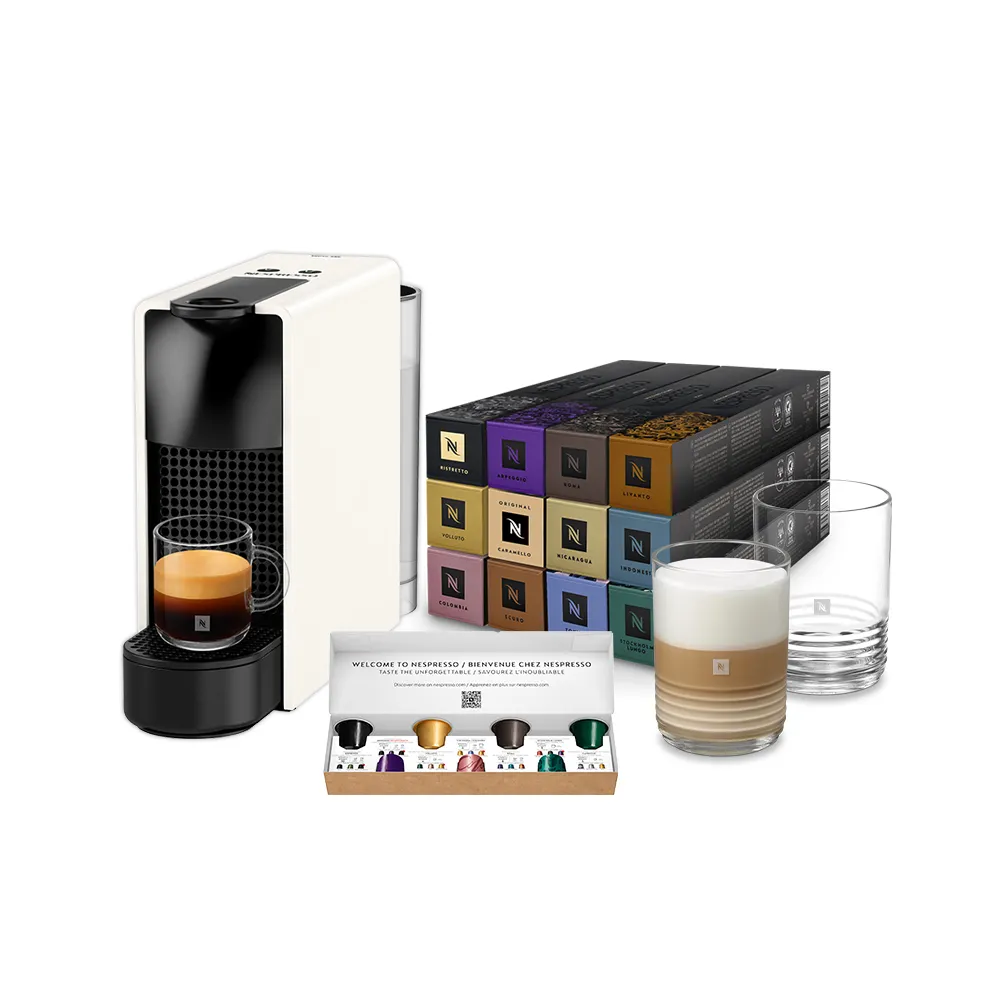 【Nespresso】膠囊咖啡機 Essenza Mini 咖啡機_多色任選 送禮 入厝 全自動咖啡機(探索禮盒120顆迎新會員組)