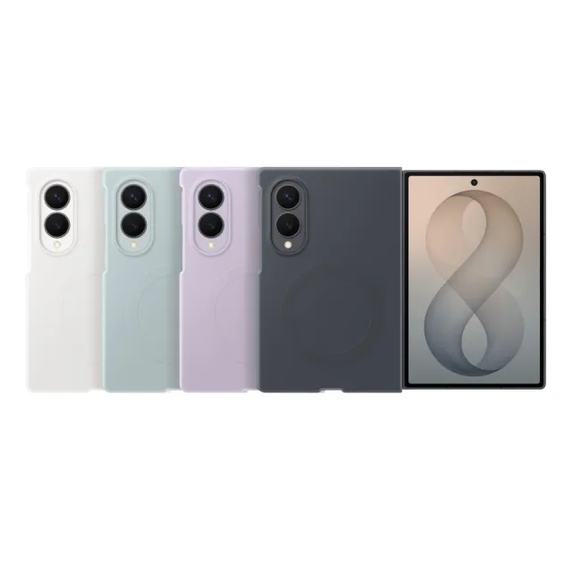 【Samsung 三星】Galaxy Z Fold8 原廠矽膠磁吸保護殼 - 附保貼 (EF-EF971)