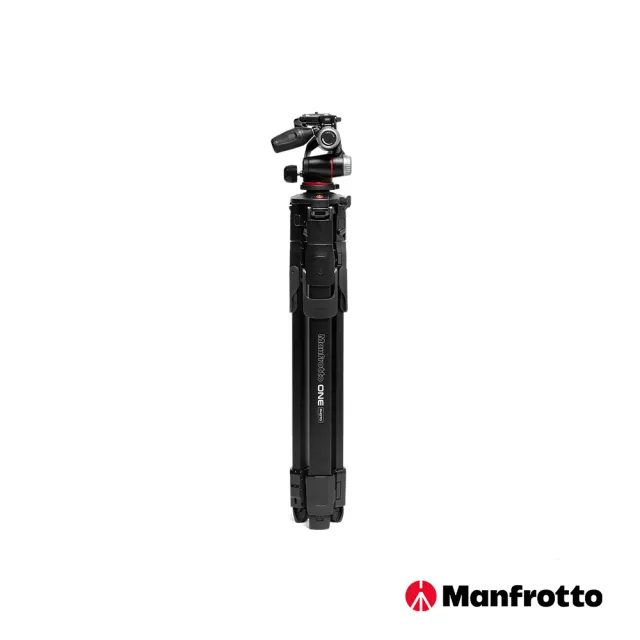 【Manfrotto 曼富圖】ONE 鋁合金攝影三腳架 (搭配 XPRO 三向雲台)(公司貨)