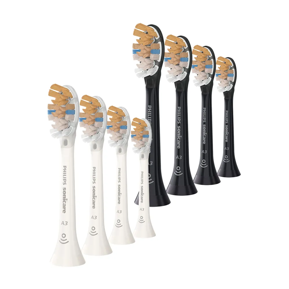 【Philips 飛利浦】HX9094 Sonicare A3頂級多效合一刷頭4入組 (兩色任選/20倍強效除菌/7天亮白/官方直營)