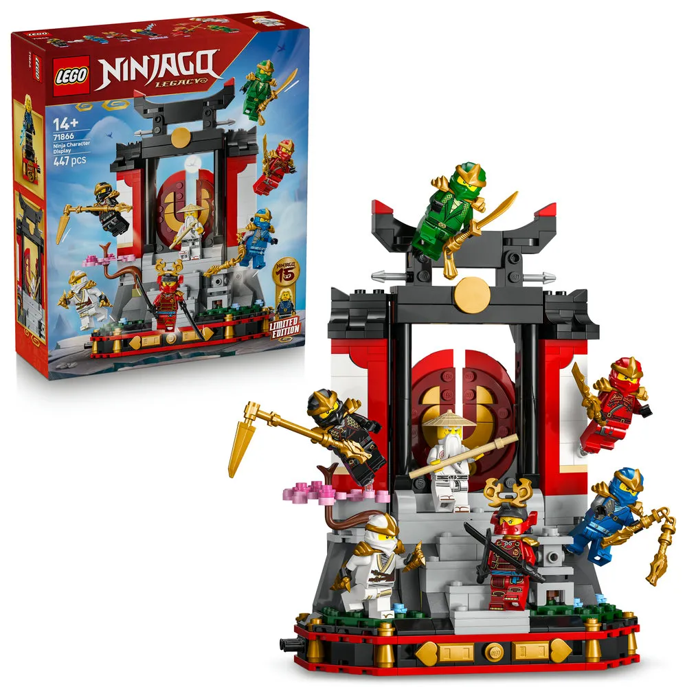 【LEGO 樂高】旋風忍者系列 71866 忍者角色擺飾 15 週年紀念版(創意玩具 忍者遊戲 積木 玩具)