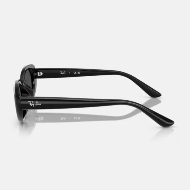 【RayBan 雷朋】復古潮流 橢圓膠框抗UV太陽眼鏡(RB4441D-667787 53mm)