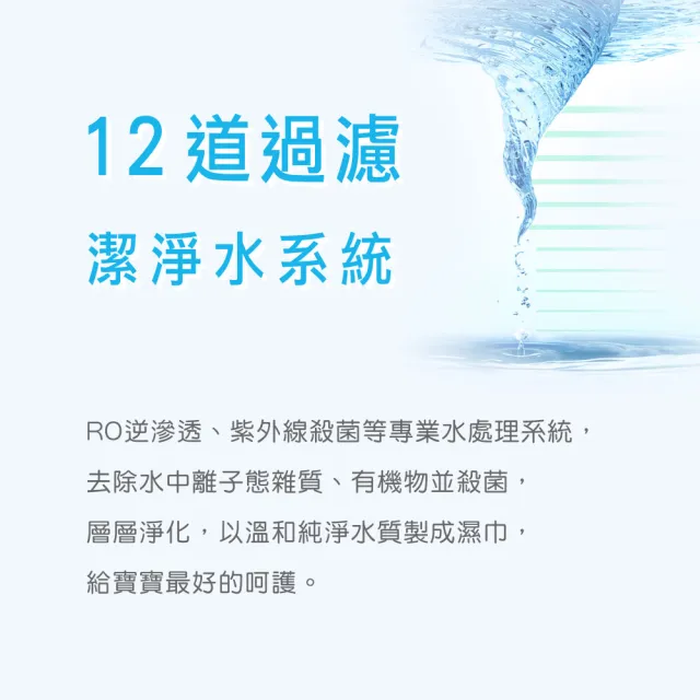 【康乃馨】水寶貝潔膚濕巾補充包70片(70片/包)