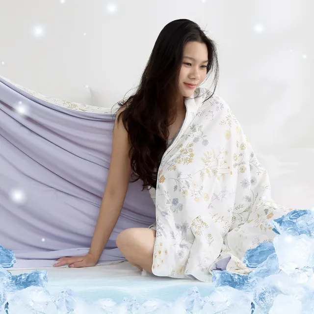 【HOYACASA 禾雅寢具】買1送1 ICE BABY 2.0極凍冰寶涼被/冰寶床包枕套組(多款任選) 冰冰被 涼被 涼感被