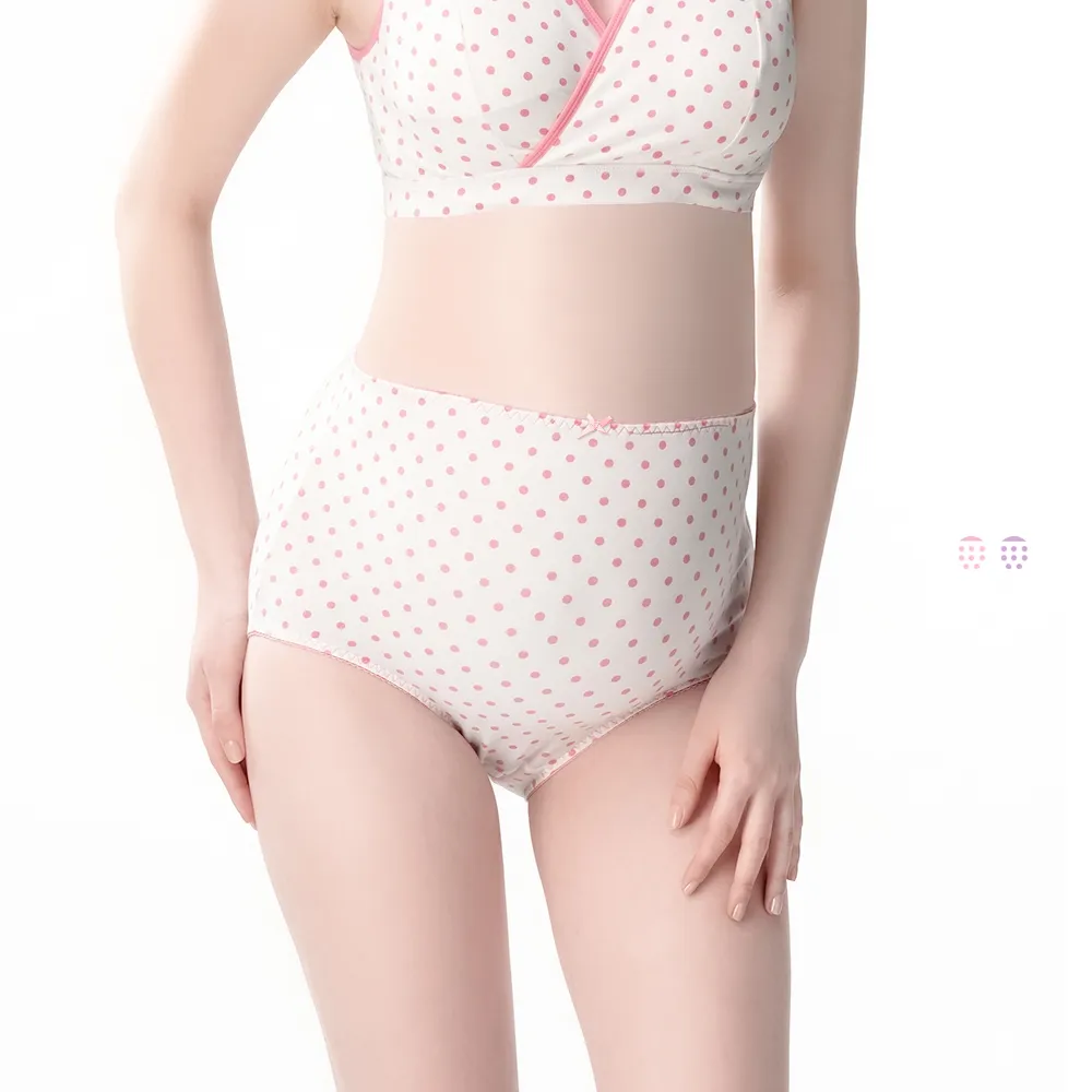 【Gennies 奇妮】2件組*孕婦內褲 輕薄透氣高腰內褲(共2色)