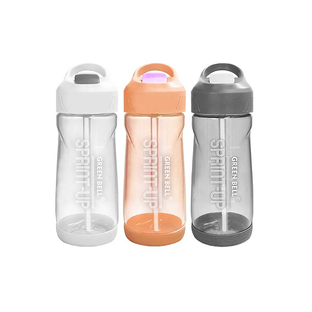 【GREEN BELL 綠貝】Tritan新極速運動水壺500ml(隨行 運動 戶外 防漏 SGS)