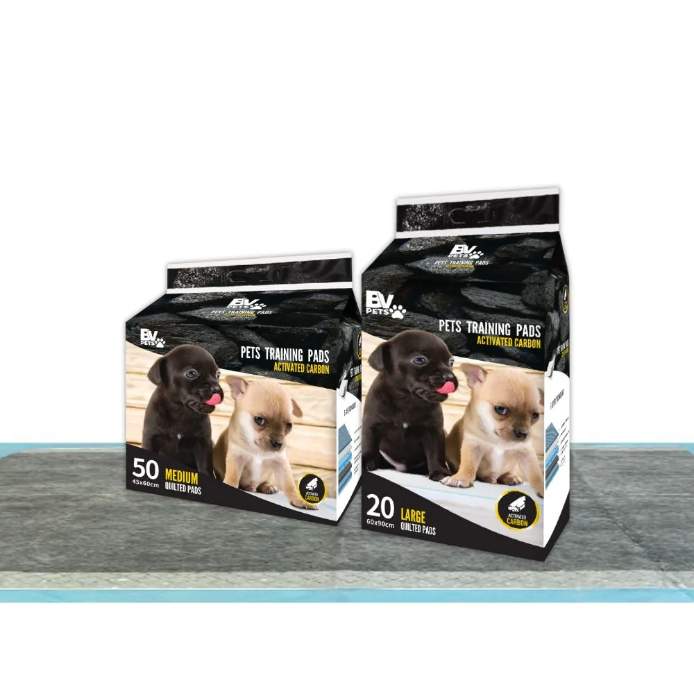 【BV Pets 寵物生活家】強效吸水除臭 竹炭寵物尿布墊(寵物尿墊/尿布/尿片/犬貓適用)
