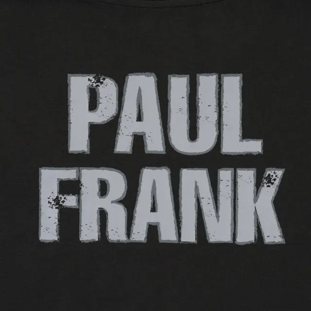 【Paul Frank 大嘴猴】官方直營  Vivian徐若瑄聯名款 〜 黒い魂鬪志 迷彩愛心短版T恤 黑色