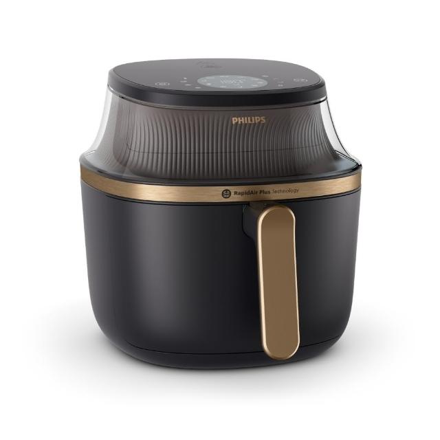 【Philips 飛利浦】抽UX20戰鬥陀螺_星視界透視海星氣炸鍋4.2L_NA322/00