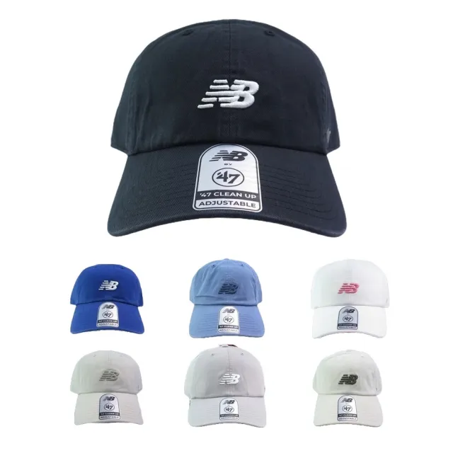 【NEW BALANCE】運動帽 47 Clean Up Hat 棒球帽 休閒帽 遮陽 棉質 可調帽圍 (LAH00151-)