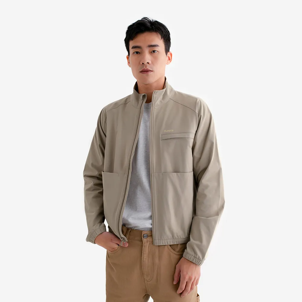 【Roots】Roots男裝- ATHLEISURE WOVEN 外套(沙色)