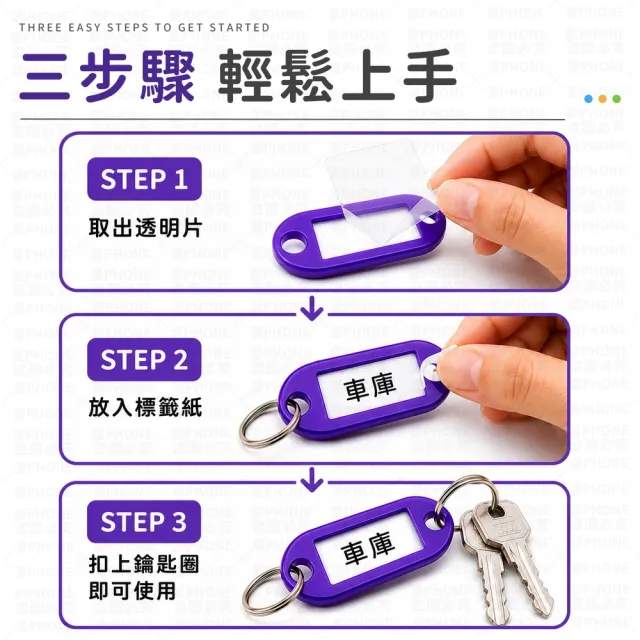 【同闆購物】彩色鑰匙扣 塑膠鑰匙牌 可標記鑰匙吊牌 行李吊牌 鑰匙圈 分類牌 鑰匙吊牌 鎖匙分類牌 鑰匙牌
