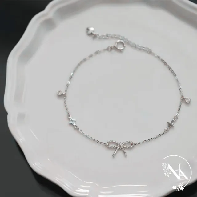 【NANA】娜娜 S925鍍14K金麻花蝴蝶結四葉草手鍊兩色 N115081302(S925 麻花 蝴蝶結 四葉草 手鍊 兩色)