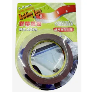 【3M】NO.4229 汽車專用強效雙面膠帶 0.8mm (20mm x 3M 車用改裝/耐高溫/車內外適用)