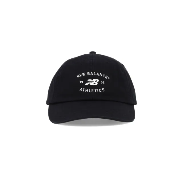 【NEW BALANCE】Hat 黑色 Logo 遮陽 運動 休閒 老帽 棒球帽 帽子 AC8826LBK