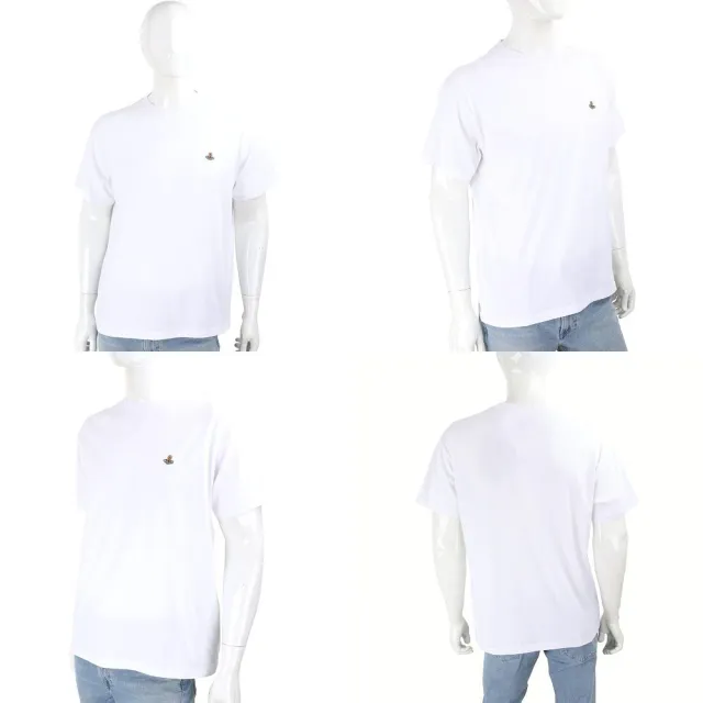 【Vivienne Westwood】Classic 男女可穿 刺繡星球標誌純棉短袖T恤 TEE(多色可選)
