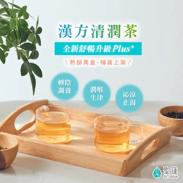 【聖蓮生技】漢方清潤茶–禦霾2.5 五盒組(15包/盒)