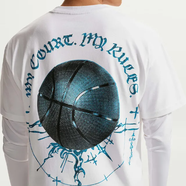 【NIKE 耐吉】AS M NK TEE M90 SUMMIT COURT 男款 白色 休閒 運動 短袖 IM5055-100