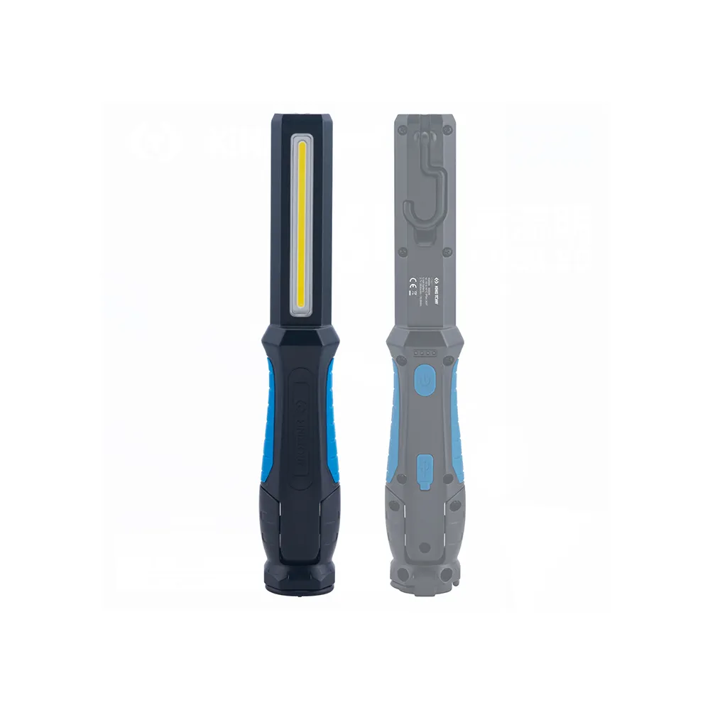 【KING TONY 金統立】專業級工具 600流明 COB+100流明 摺疊式工作燈(KT9TA271)