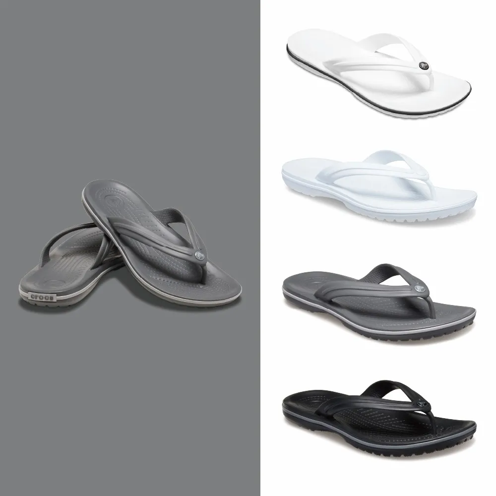 【Crocs】中性鞋 卡駱班人字拖(11033)