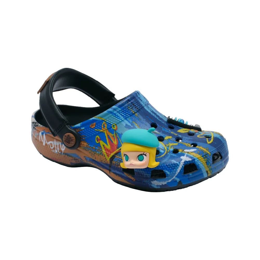 【Crocs】中性鞋 MOLLY 聯名 經典克駱格 洞洞鞋 七彩色(212962-90H)