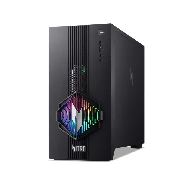 【Acer 宏碁】+微軟M365★R7 RT9070XT 電競電腦(N30-100/R7-8700F/32GB/1TB/RX9070XT/W11)