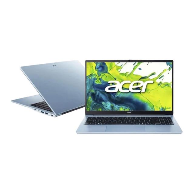 【Acer 宏碁】Office2024★15.6吋 R5輕薄效能筆電-冰川藍(Aspire Lite/AL15-49P-R3EA/R5-7430U/16G/512G)