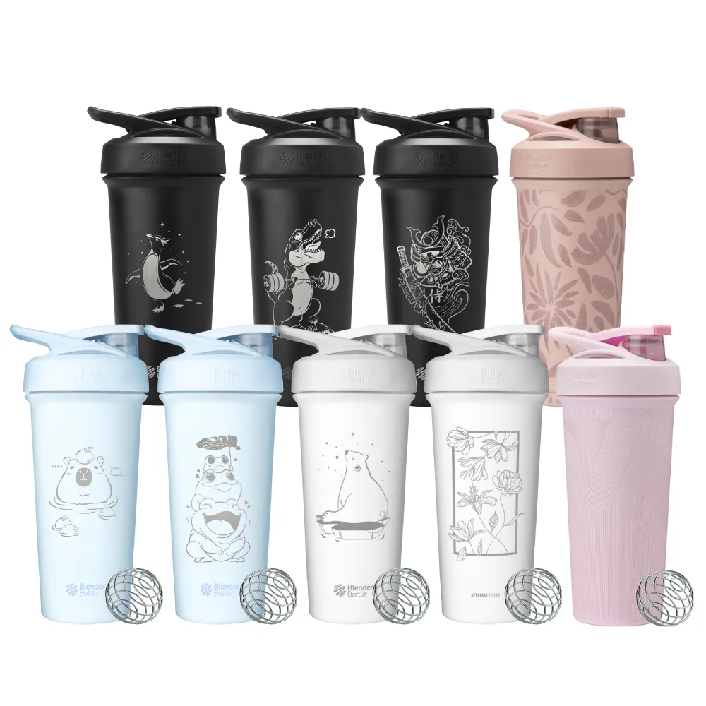 【Blender Bottle】Sleek不鏽鋼｜限量款 保溫保冰杯740ml(BlenderBottle/Strada/保溫杯/運動水壺/冰壩杯)
