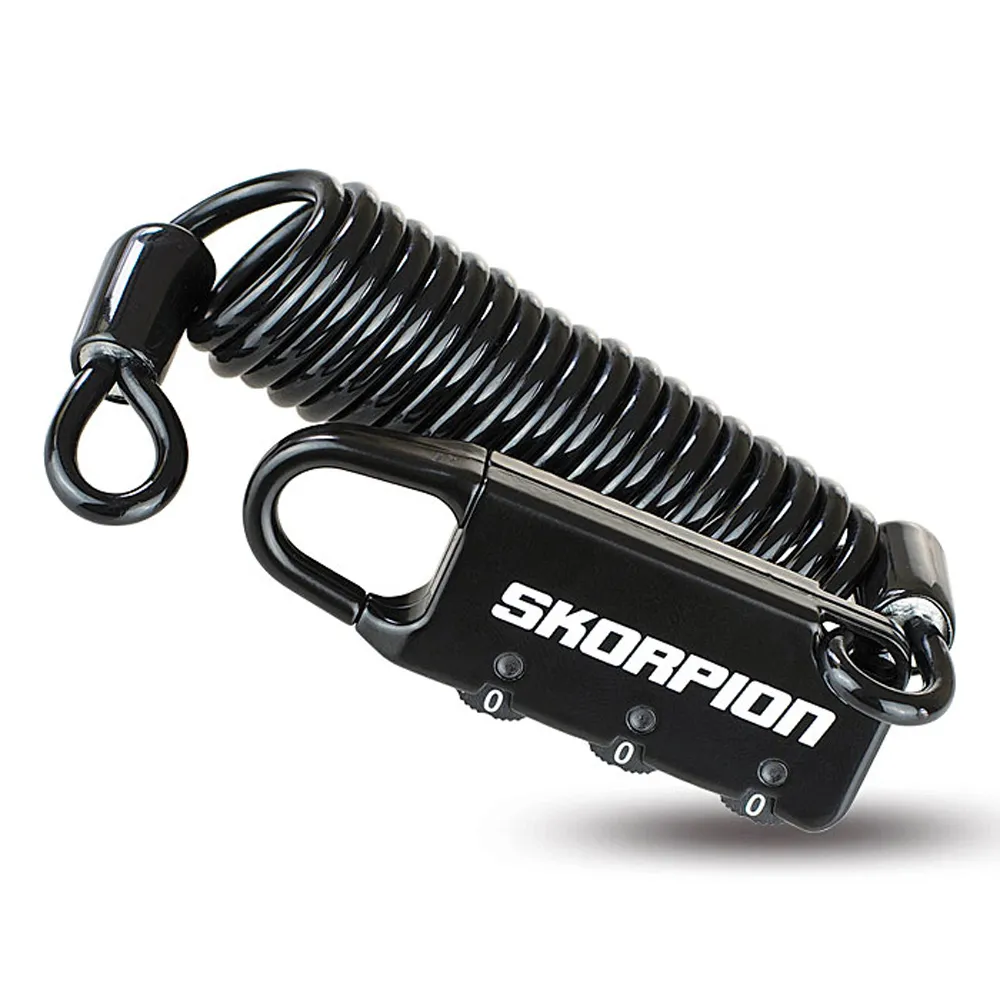 【SKORPION 蠍牌】多功能 迷你密碼鎖(自行車鎖 腳踏車鎖 安全帽鎖)