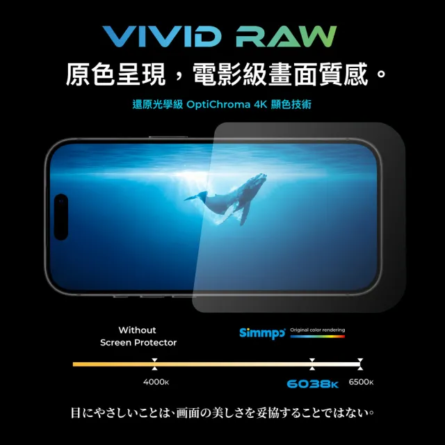 【Simmpo】iPhone 18系列 S-90 AR透明抗藍光護眼保護貼（德國萊因抗藍光認證）