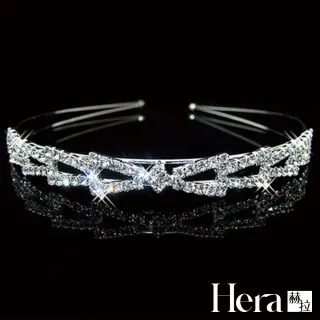 【HERA 赫拉】ll現貨ll甜美新娘韓版時尚水鑽珍珠裝飾髮箍/頭飾(現貨瘋搶中)