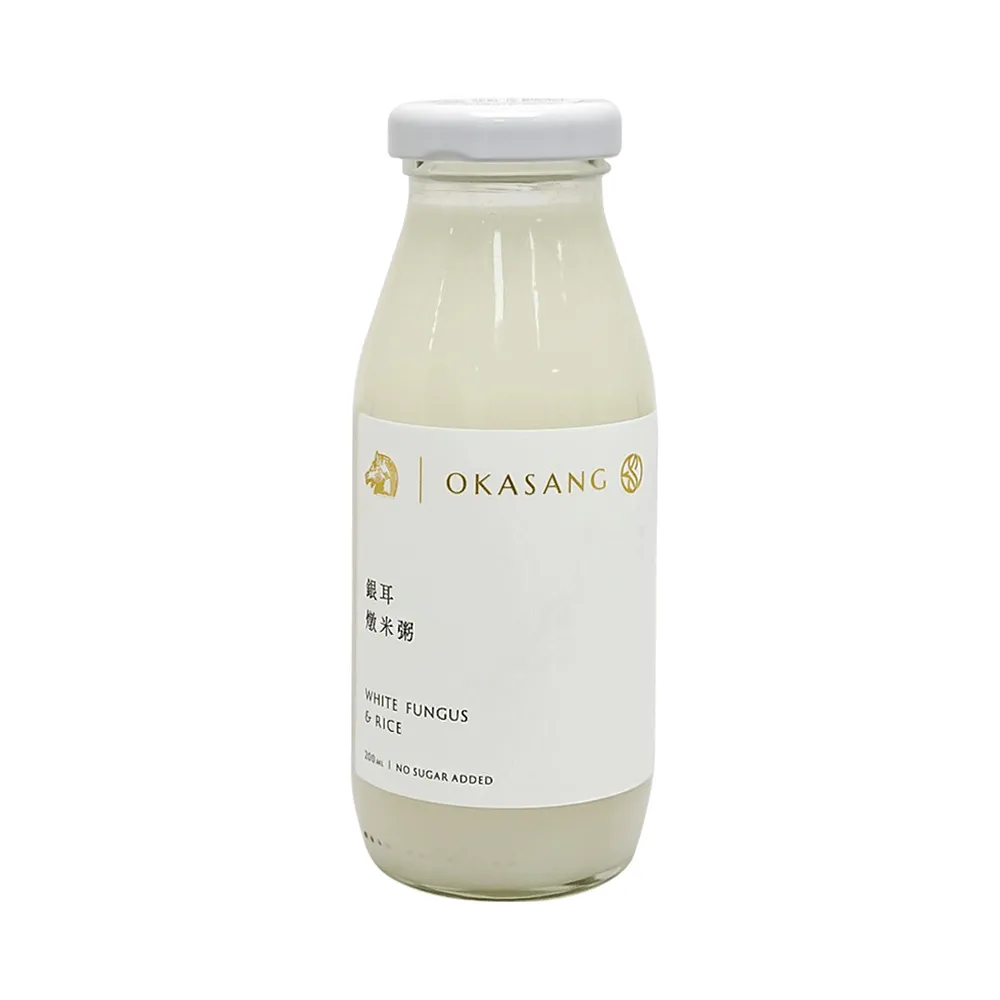 【O卡桑】精裝版銀耳燉米粥｜無加糖｜日常滋補｜195mlx24罐(家庭號量販組)