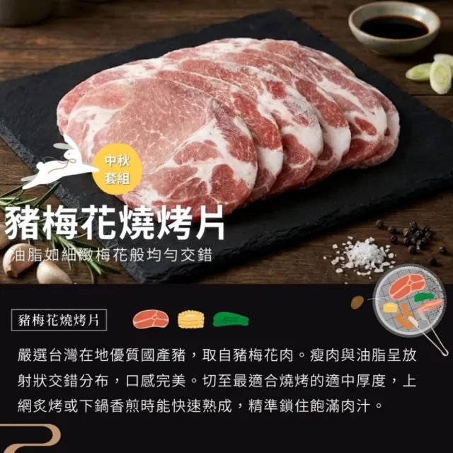 【海鮮大王】2026中秋海陸饗宴烤肉7件組 (約1.7kg/約2-3人/份) 中秋烤肉 中元普渡 限量組合