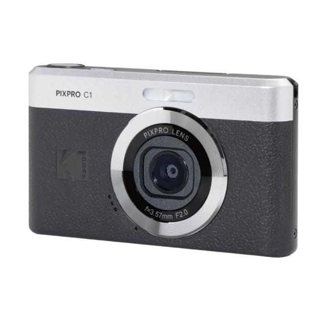 【Kodak 柯達】PIXPRO C1 復古數位相機 自拍翻轉螢幕 台灣總代理公司貨(註冊享2年保固)
