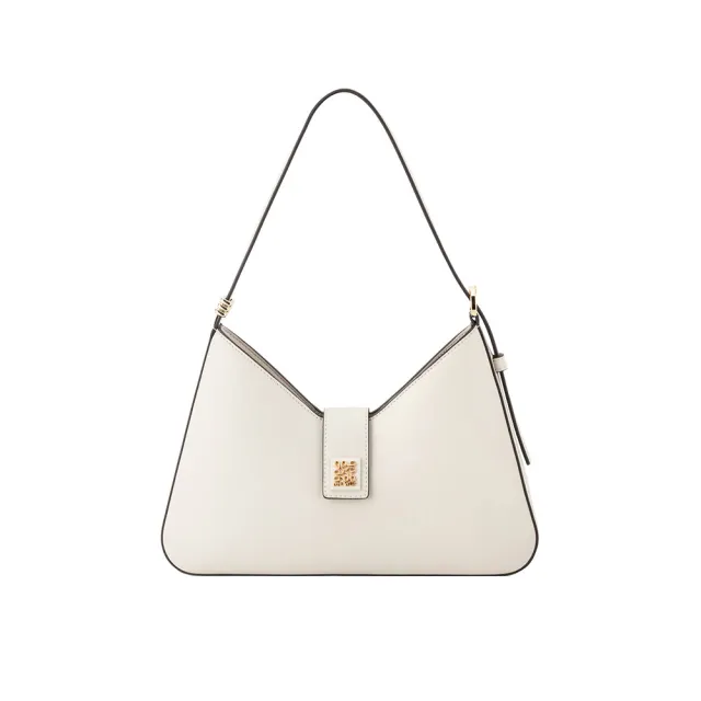 【NINE WEST】KALLIN 造型設計肩背包-奶油白(577272)